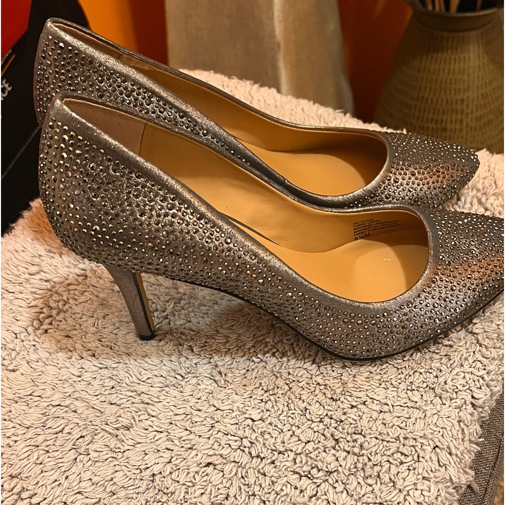 International Concepts Rhinestone Heels